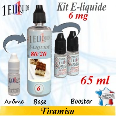 E-liquide-Tiramisu-6mg 80/20