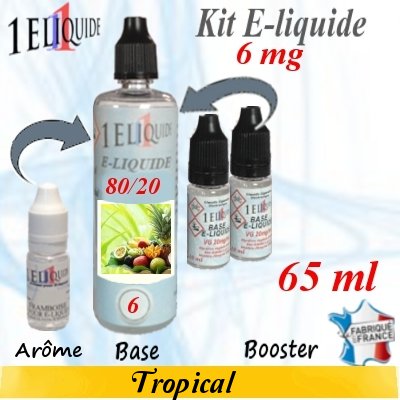 E-liquide-Tropical-6mg 80/20