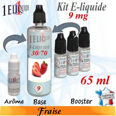 E-liquide-Fraise-9mg 30/70
