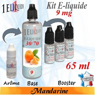 E-liquide-Mandarine-9mg 30/70
