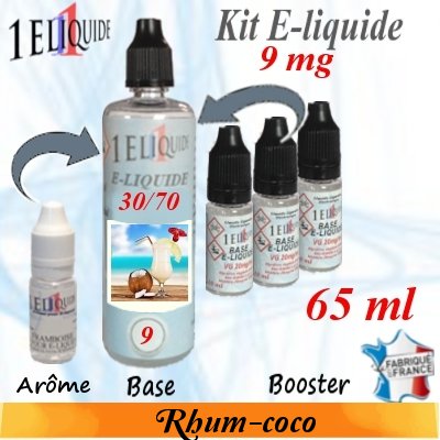 E-liquide-Rhum-coco-9mg 30/70