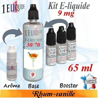 E-liquide-Rhum-vanille-9mg 30/70