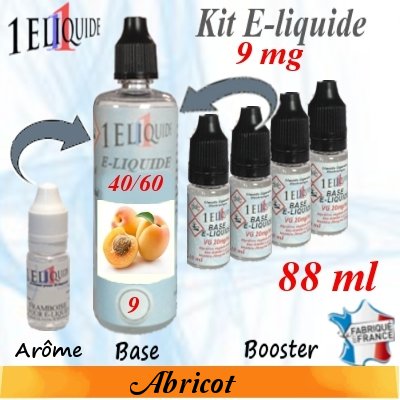 E-liquide-Abricot-9mg 40/60