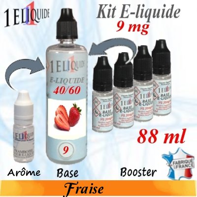 E-liquide-Fraise-9mg 40/60