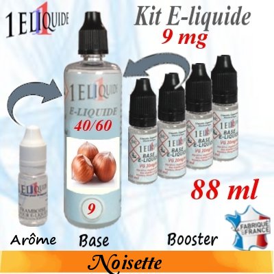 E-liquide-Noisette-9mg 40/60