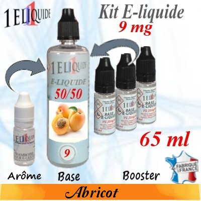 E-liquide-Abricot-9mg 50/50