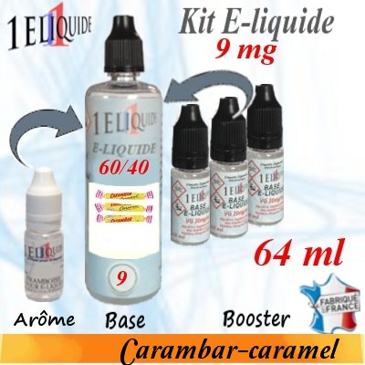 E-liquide-Carambar-caramel-9mg 60/40