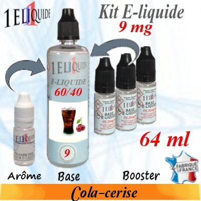 E-liquide-Cola-cerise-9mg 60/40