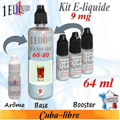E-liquide-Cuba-libre-9mg 60/40