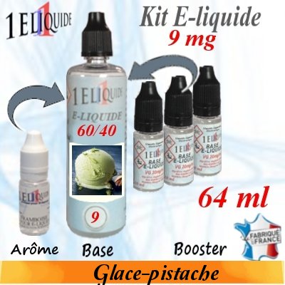 E-liquide-Glace-pistache-9mg 60/40