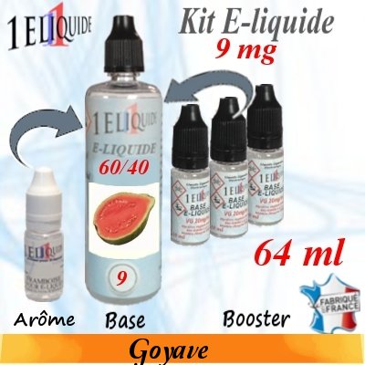 E-liquide-Goyave-9mg 60/40