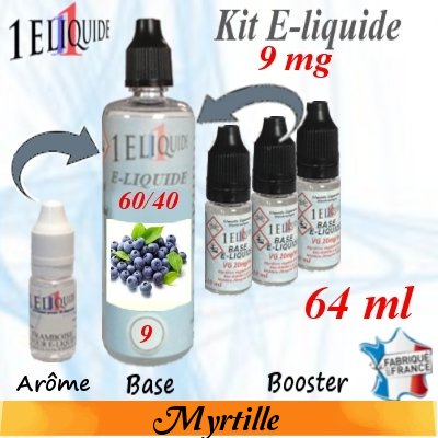 E-liquide-Myrtille-9mg 60/40