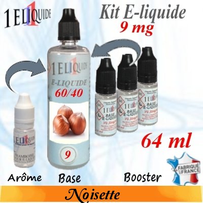 E-liquide-Noisette-9mg 60/40