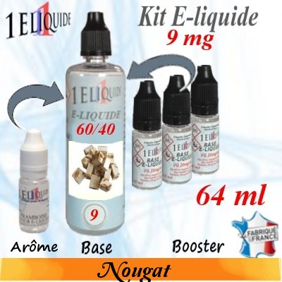 E-liquide-Nougat-9mg 60/40