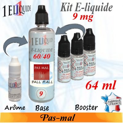 E-liquide-Pas-mal-9mg 60/40