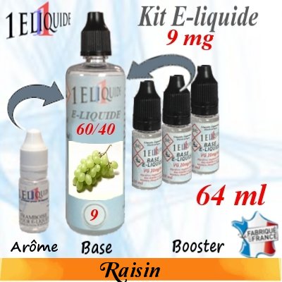 E-liquide-Raisin-9mg 60/40