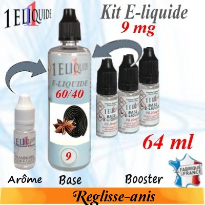 E-liquide-Réglisse-anis-9mg 60/40