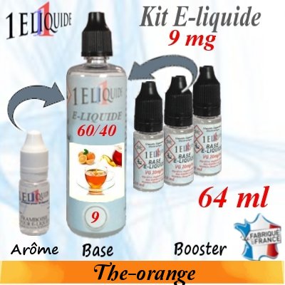 E-liquide-Thé Orange-9mg 60/40