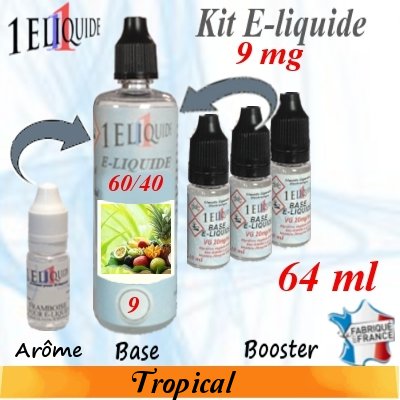 E-liquide-Tropical-9mg 60/40