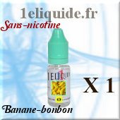 E-liquide-parfum Banane-bonbonsans nicotine10 Ml