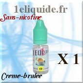 E-liquide-parfum Crème brûléesans nicotine10 Ml