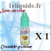 E-liquide-parfum Crumble-pommesans nicotine10 Ml