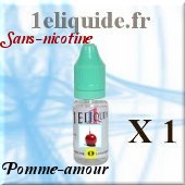 E-liquide-parfum Pomme-amoursans nicotine10 Ml