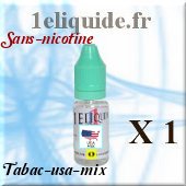 E-liquide-parfum Tabac-usa-mixsans nicotine10 Ml