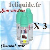 recharge E-liquide-Chocolat-noirsans nicotine30 Ml