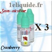 recharge E-liquide-Cranberrysans nicotine30 Ml