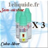 recharge E-liquide-Cuba-libresans nicotine30 Ml