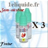 recharge E-liquide-Fraisesans nicotine30 Ml