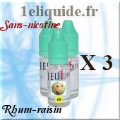 recharge E-liquide-Rhum-raisinsans nicotine30 Ml